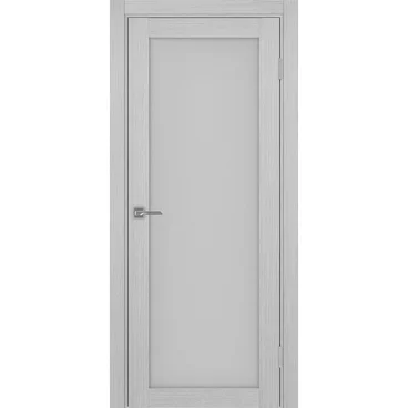 Межкомнатная дверь экошпон Турин 501.2 серый дуб остеклённая