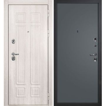 Входная дверь Гера 2 дуб филадельфия крем панель гладкая