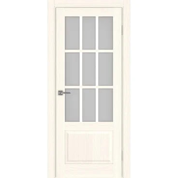 Межкомнатная дверь Тоскана 642.2221 ясень светлый со стеклом