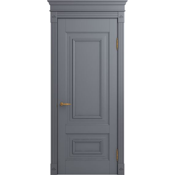 Межкомнатная дверь массив бука Viporte Неаполь тауп глухая