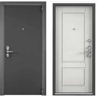 Входная дверь Ultimatum Next темный пепел NC-1 милк матовый