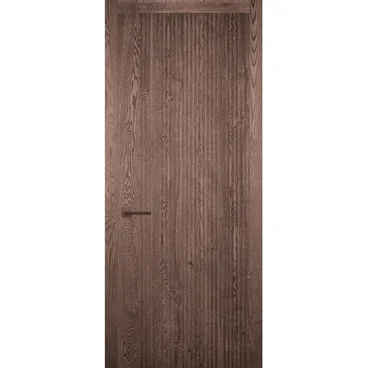 Межкомнатная дверь массив дуба Легно 2 галифакс табак глухая