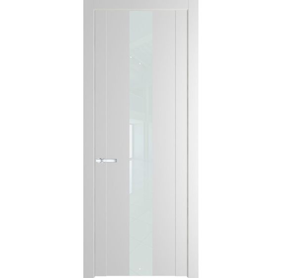 Межкомнатная дверь 1.9P крем вайт остеклённая