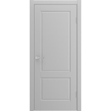 Межкомнатная дверь Патриция светло-серая эмаль глухая