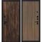 Входная дверь Лофт-1 дуб коньяк патина панель гладкая эвкалипт испанский