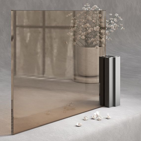 Стекло бронзовое прозрачное