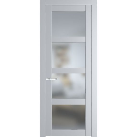 Межкомнатная дверь эмаль Profil Doors 1.4.2PD лайт грей остеклённая
