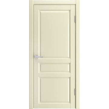 Межкомнатная дверь экошпон Эмалит 3 слоновая кость глухая