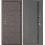 Входная дверь Тетра-181 панель фрезерованная PR-173 серая