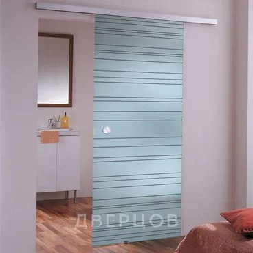 Стеклянная раздвижная дверь Грация