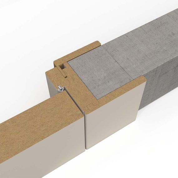 Дверное полотно в системе компланар с открыванием на себя