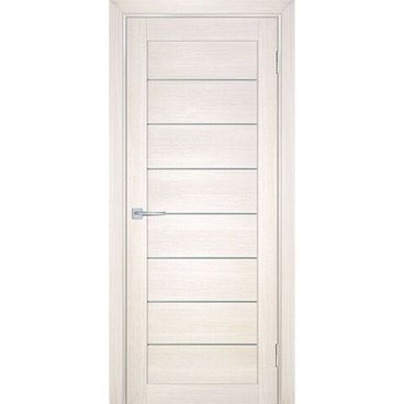 Межкомнатная дверь экошпон Мариам Техно-708 сандал бежевый стекло сатинат белый