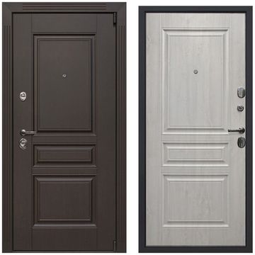 Входная дверь Гермес венге сосна белая внутри