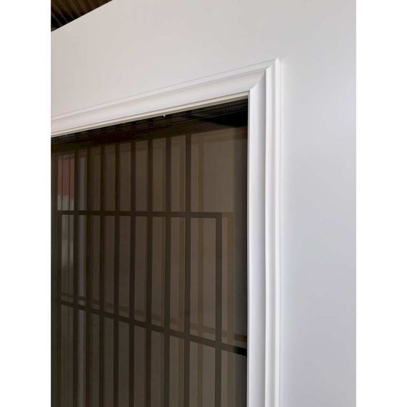 Изображение стеклопакета с ковкой с внутренней стороны