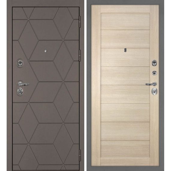 Входная дверь Тетра-181 панель сборная капучино