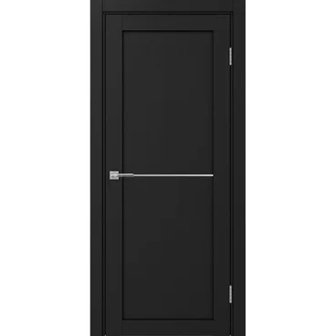 Межкомнатная дверь экошпон Турин 502АПП.11 антрацит с молдингом