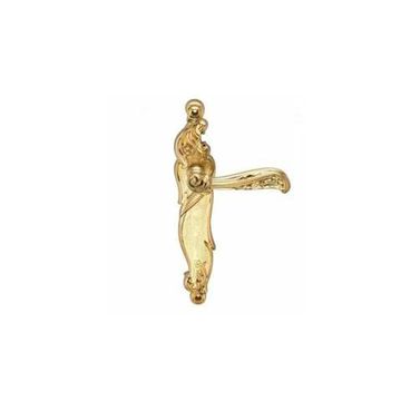 Ручка на планке для межкомнатной двери Rizo матовое золото