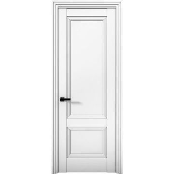 Межкомнатная дверь экошпон Кобальт 39 аляска глухая