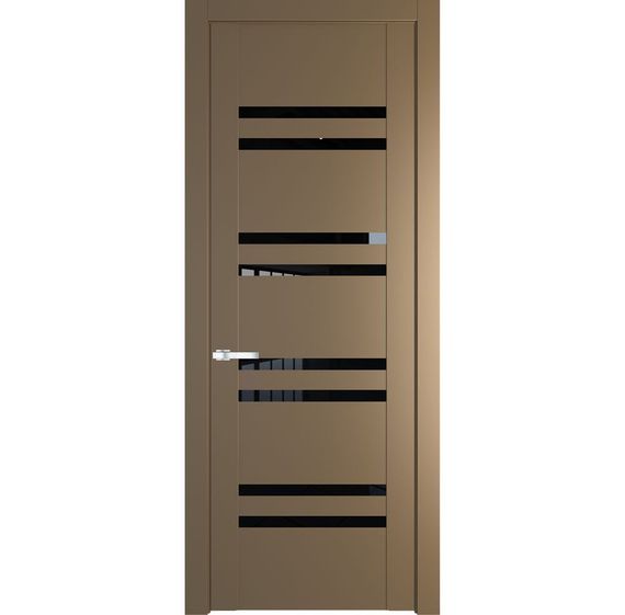 Межкомнатная дверь 1.6P перламутр золото остеклённая