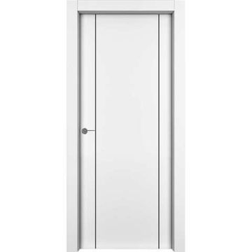 Межкомнатная дверь эмаль 1001 M2 белая глухая