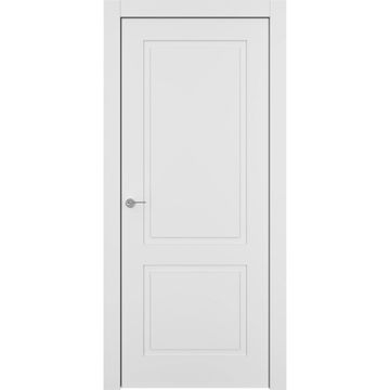 Межкомнатная дверь эмаль Ofram Классика 2 белая глухая