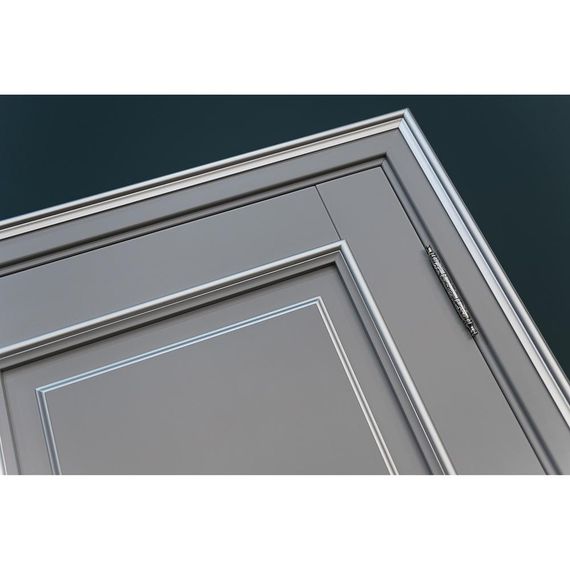 Межкомнатная дверь массив бука Viporte Лацио Амбиенте тауп глухая