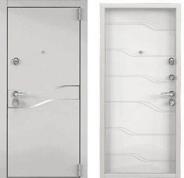 Входная стальная дверь Torex Super Omega 100 SP-15 колоре бьянко SO-HT-6 СТ милк матовый