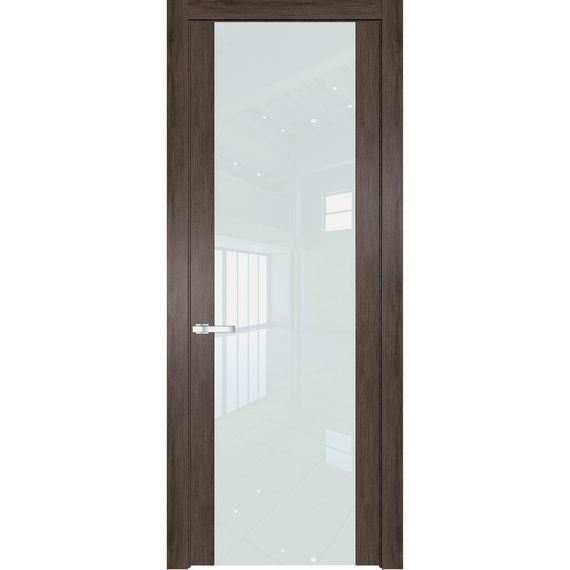 Межкомнатная дверь Profil Doors 1.7N дуб тобакко остеклённая