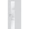 Межкомнатная дверь экошпон PX-6 агат с алюминиевой кромкой с 4-х сторон стекло Lacobel белоснежный