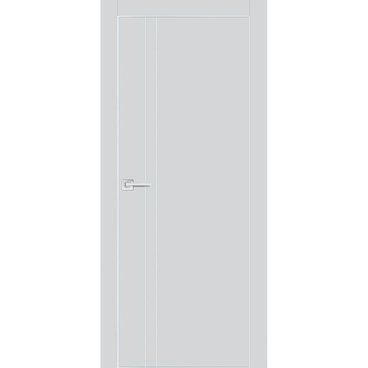 Межкомнатная дверь экошпон PX-20 агат с алюминиевой кромкой