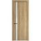 Межкомнатная дверь 18NA дуб карамель остеклённая