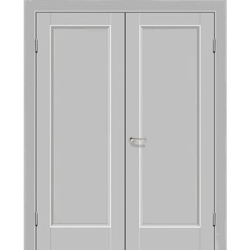 Двустворчатая распашная дверь Кобальт 26 манхэттен глухая