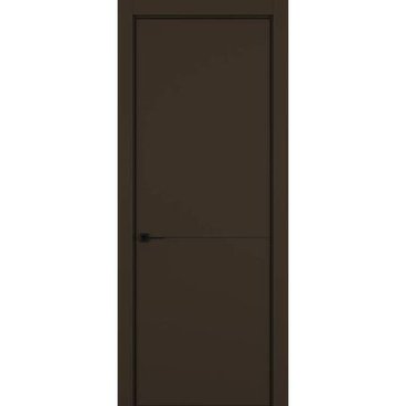 Межкомнатная дверь керамик MN 2 коричневый глухая