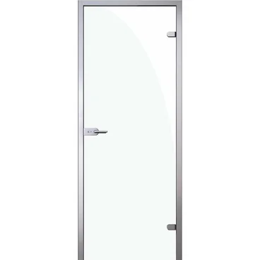 Межкомнатная стеклянная дверь АКМА Триплекс White стекло белое