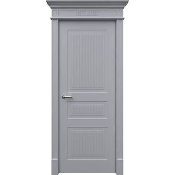 Межкомнатная дверь эмаль Рим 3 RAL 7047 глухая