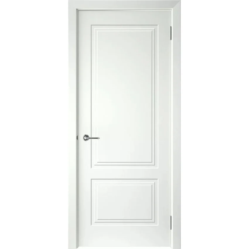 Межкомнатная дверь эмаль Левел-2 белая глухая