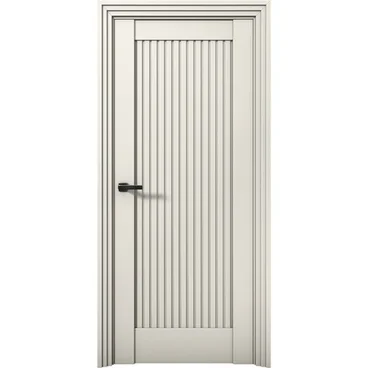 Межкомнатная дверь Никель 1 магнолия глухая
