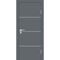 Фото межкомнатной двери экошпон Profilo Porte P-2 графит глухая кромка ABS в цвет полотна