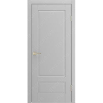 Межкомнатная дверь Аура 2 светло-серая эмаль глухая