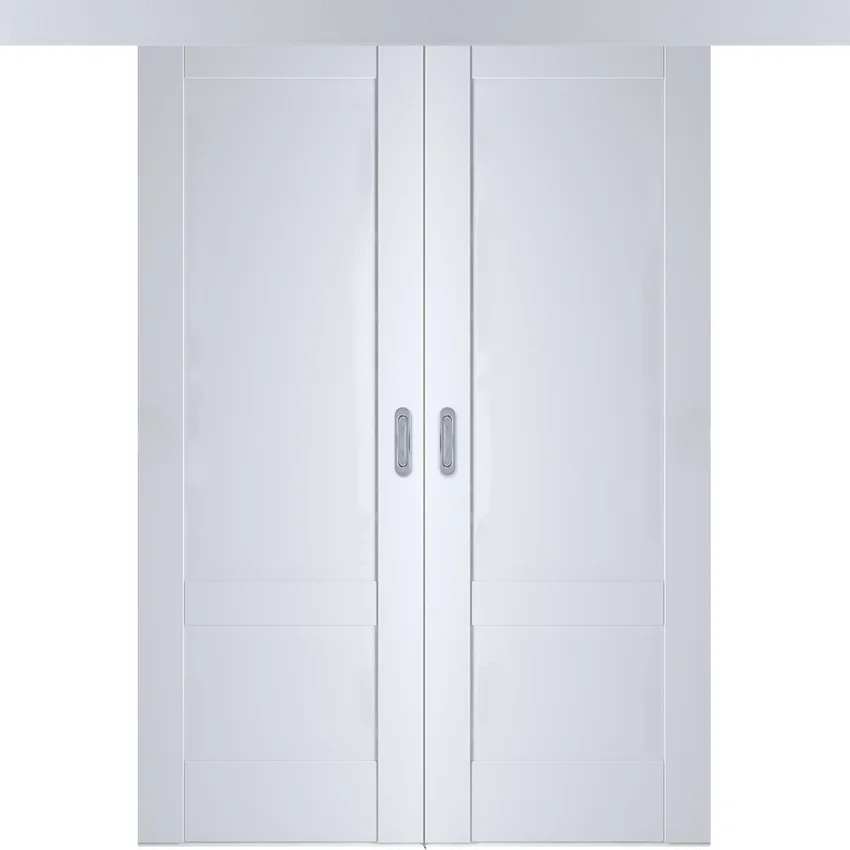 Раздвижная двустворчатая дверь Кобальт 28 аляска глухая