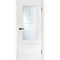Межкомнатная дверь эмаль Нео 8 белый RAL 9003 остеклённая