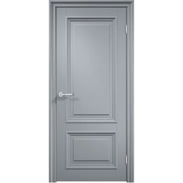 Межкомнатная дверь эмаль Дверцов Брессо 2 RAL 7047 глухая