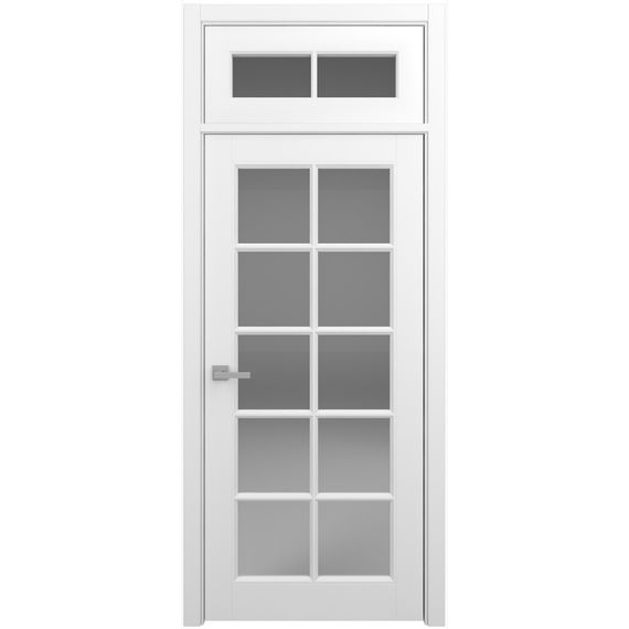 Фото двери с верхней фрамугой в размере полотна 900 мм