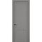 Фото межкомнатной двери керамик FL 5 серый глухая
