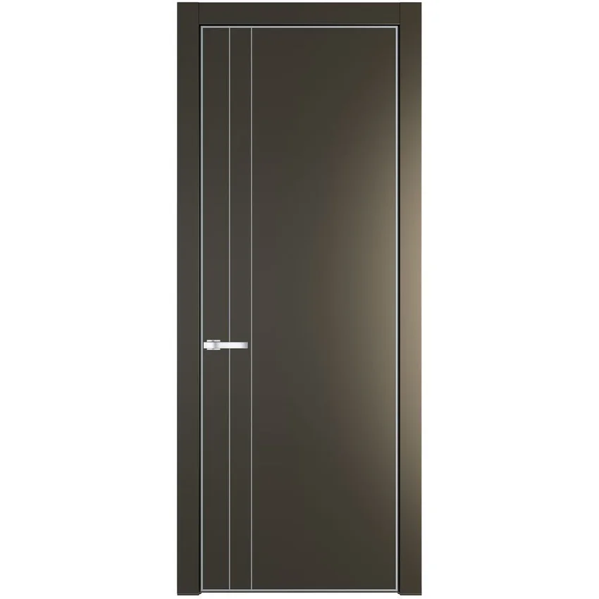 Межкомнатная дверь 12PA перламутр бронза глухая