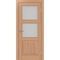 Фото двери Тоскана багет 630.221 цвет ясень тёмный со стеклом