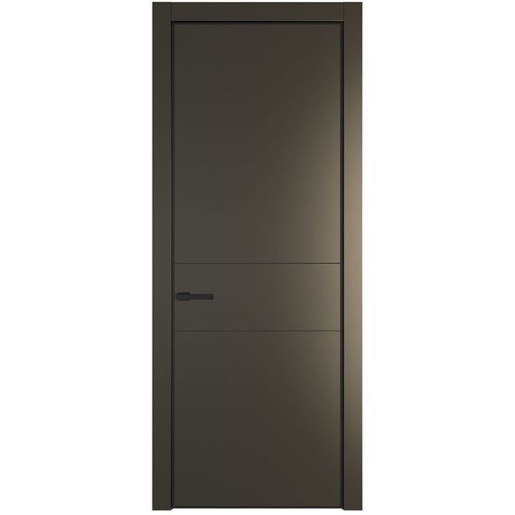 Межкомнатная дверь 14PA перламутр бронза глухая