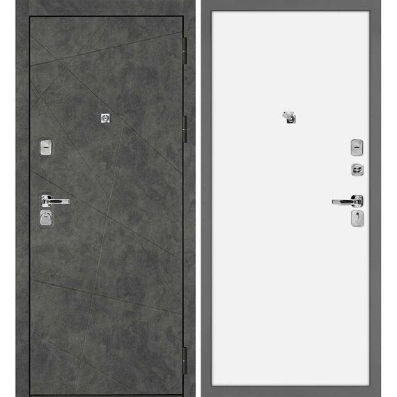 Входная дверь Урбан-127 панель гладкая белая