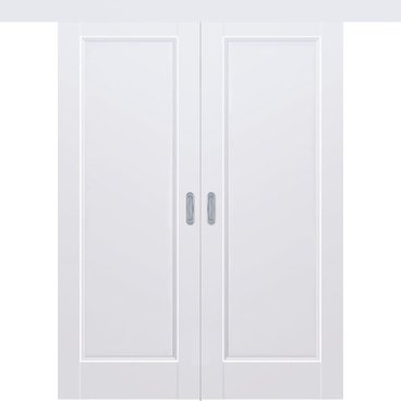 Раздвижная двустворчатая дверь Кобальт 26 аляска глухая