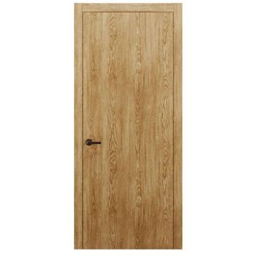 Межкомнатная дверь массив дуба Alvero Флэт-IV дуб натуральный глухая